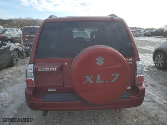 2004 Suzuki XL-7 LX with VIN JS3TX92V744103907, listed as a Copart auction lot 42055785 with 194,672 mi miles and Salvage Title. Bid and sale history available at carsss.com. Image 6.