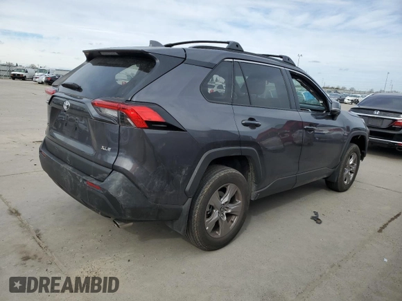 2023 Toyota RAV4 XLE with VIN 2T3W1RFV1PW270505, listed as a Copart auction lot 46473425 with 45,935 mi miles and Salvage Title. Bid and sale history available at carsss.com. Image 3.