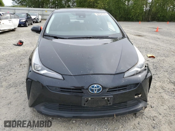 2020 Toyota Prius L Eco with VIN JTDKARFU6L3115953, listed as a Copart auction lot 54954335 with Not provided miles and Salvage title. Bid and sale history available at DreamBid. Image 5.