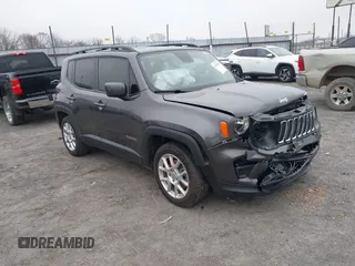 2020 Jeep Renegade Latitude with VIN ZACNJABBXLPK94526, listed as a IAAI auction lot 41500649 with 60,077 mi miles and . Bid and sale history available at DreamBid. Image 1.