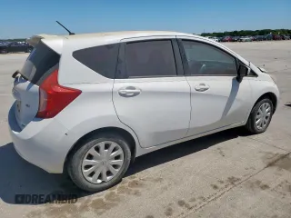 2015 Nissan Note S with VIN 3N1CE2CP6FL420914, listed as a Copart auction lot 53497155 with Not provided miles and Salvage title. Bid and sale history available at DreamBid. Image 3.