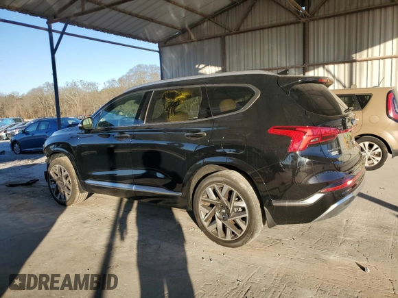 2023 Hyundai Santa Fe Calligraphy with VIN 5NMS54AL0PH557060, listed as a Copart auction lot 87169724 with 31,618 mi miles and Salvage Title. Bid and sale history available at carsss.com. Image 2.