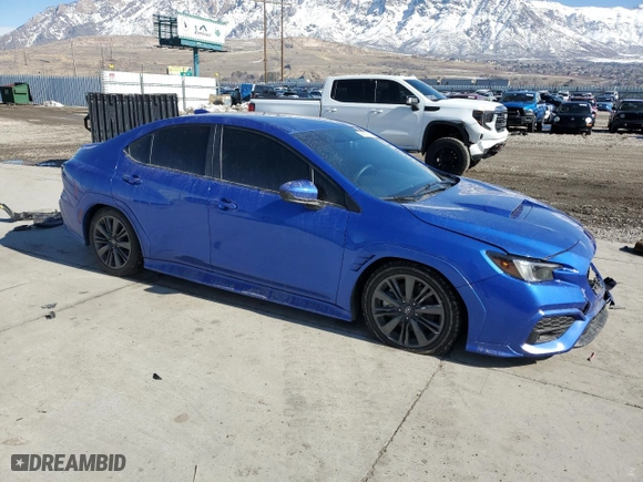 2022 Subaru WRX Premium with VIN JF1VBAF61N9003421, listed as a Copart auction lot 46383155 with 12,942 mi miles and Salvage Title. Bid and sale history available at carsss.com. Image 4.