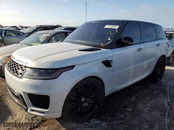 2018 Land Rover Range Rover Sport Autobiography with VIN SALWV2RE7JA809697, listed as a Copart auction lot 77323394 with 0 mi miles and Non Repairable. Bid and sale history available at carsss.com. Image 1.