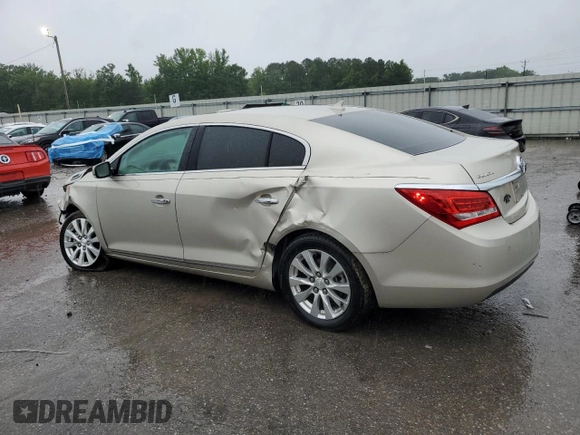 2014 Buick LaCrosse Leather с VIN 1G4GB5GR8EF138766, выставлен на аукционе Copart как лот 57898585 с пробегом 37 536 миль миль и Списание • Salvage title. История ставок и продаж доступна на DreamBid. Изображение 2.