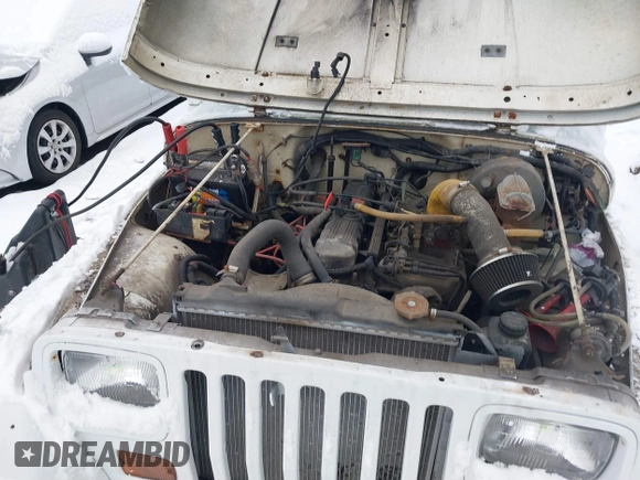 1993 Jeep Wrangler with VIN 1J4FY29S8PP250438, listed as a IAAI auction lot 41552113 with 158,020 mi miles. Bid and sale history available at carsss.com. Image 10.
