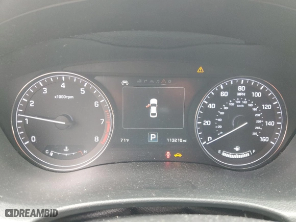2017 Genesis G80 3.8L with VIN KMHGN4JE7HU171491, listed as a Copart auction lot 72650834 with 113,210 mi miles and Salvage Title. Bid and sale history available at carsss.com. Image 9.