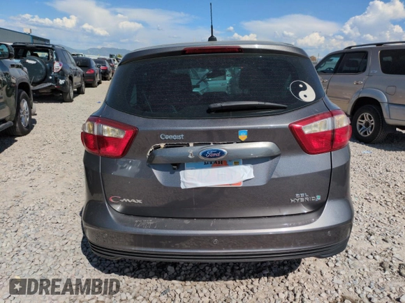 2013 Ford C-Max SEL z VIN 1FADP5BU1DL534869, wystawiony jako Copart lot #58275185 z przebiegiem Nie podano mil oraz Szkoda całkowita • Salvage title. Historia ofert i sprzedaży dostępna na DreamBid. Obrazek 6.