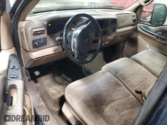 1999 Ford F-350 XL with VIN 1FTSX31S9XEA95645, listed as a Copart auction lot 43423285 with 169,449 mi miles and Salvage Title. Bid and sale history available at DreamBid. Image 8.