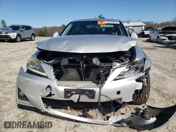2012 Lexus IS 250 with VIN JTHCF5C21C5057688, listed as a Copart auction lot 49418215 with 152,707 mi miles and Non Repairable. Bid and sale history available at DreamBid. Image 5.
