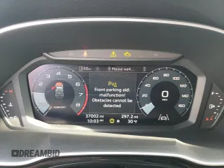 2022 Audi Q3 Premium with VIN WA1AUCF33N1052925, listed as a Copart auction lot 45545485 with 37,002 mi miles and Salvage Title. Bid and sale history available at carsss.com. Image 9.