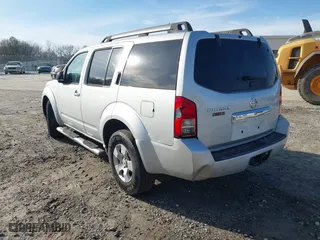 2012 Nissan Pathfinder LE with VIN 5N1AR1NNXCC626223, listed as a IAAI auction lot 41605858 with 234,382 mi miles. Bid and sale history available at carsss.com. Image 6.