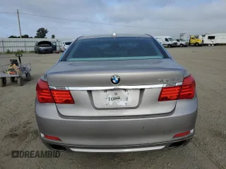 2009 BMW 7 Series 750Li with VIN WBAKB83519CY57123, listed as a Copart auction lot 53983255 with 155,802 mi miles and Salvage Title. Bid and sale history available at carsss.com. Image 6.