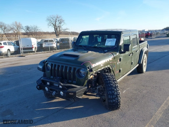 2022 Jeep Gladiator Mojave with VIN 1C6JJTEG7NL172628, listed as a IAAI auction lot 41429135 with 44,209 mi miles. Bid and sale history available at carsss.com. Image 6.