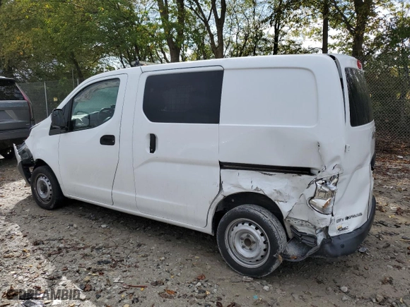 2017 Chevrolet City Express Cargo Van LT with VIN 3N63M0ZN3HK713766, listed as a Copart auction lot 72787704 with 128,537 mi miles and Salvage Title. Bid and sale history available at carsss.com. Image 2.