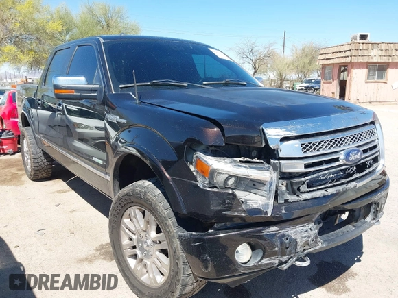 2013 Ford F-150 XL with VIN 1FTFW1ET8DFA54036, listed as a IAAI auction lot 41862315 with 163,762 mi miles and . Bid and sale history available at DreamBid. Image 1.