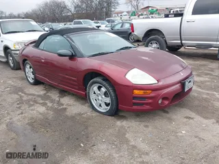 2005 Mitsubishi Eclipse GT with VIN 4A3AE55H85E053649, listed as a IAAI auction lot 41483462 with 1 mi miles. Bid and sale history available at carsss.com. Image 1.