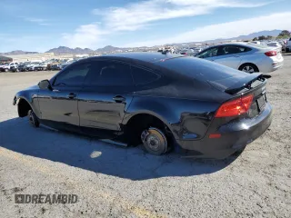 2014 Audi A7 Prestige z VIN WAU2GAFC1EN153053, wystawiony jako Copart lot #48345745 z przebiegiem 84 765 mil mil oraz Szkoda całkowita • Salvage title. Historia ofert i sprzedaży dostępna na DreamBid. Obrazek 2.