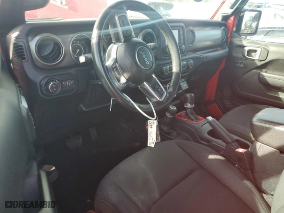 2020 Jeep Gladiator Sport S with VIN 1C6HJTAG1LL131011, listed as a Copart auction lot 79871774 with 0 mi miles and Salvage Title. Bid and sale history available at carsss.com. Image 8.