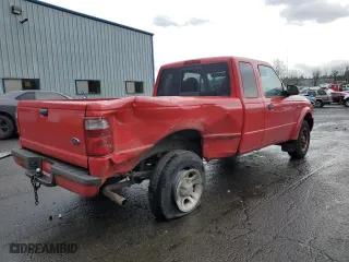 2002 Ford Ranger XL Fleet with VIN 1FTYR44U42PA01398, listed as a Copart auction lot 45995555 with 89,654 mi miles and Salvage Title. Bid and sale history available at carsss.com. Image 3.