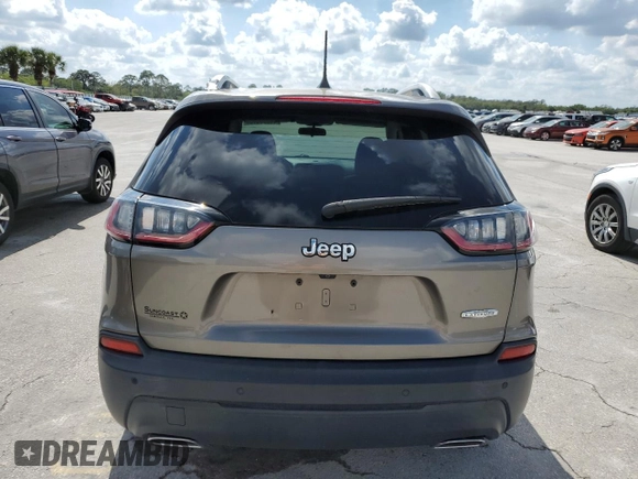 2019 Jeep Cherokee Latitude Plus with VIN 1C4PJLLX7KD109850, listed as a Copart auction lot 44535675 with 27,110 mi miles and Non Repairable. Bid and sale history available at DreamBid. Image 6.