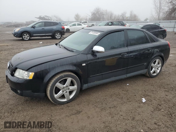 2003 Audi A4 1.8T with VIN WAULC68E93A306178, listed as a Copart auction lot 81489594 with 401,792 mi miles and Clean Title. Bid and sale history available at carsss.com. Image 1.