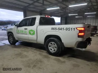 2024 Nissan Frontier S with VIN 1N6ED1CL5RN626078, listed as a Copart auction lot 43553345 with 16,911 mi miles and Salvage Title. Bid and sale history available at carsss.com. Image 2.