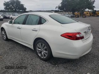 2012 Infiniti M with VIN JN1BY1AR1CM391597, listed as a Copart auction lot 74330074 with Not Provided miles and Salvage Title. Bid and sale history available at DreamBid. Image 2.