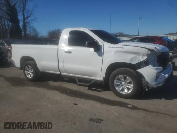2023 Chevrolet Silverado 1500 Work Truck with VIN 3GCNAAED8PG183643, listed as a Copart auction lot 45370915 with 17,791 mi miles and Salvage Title. Bid and sale history available at carsss.com. Image 4.