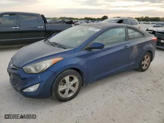 2013 Hyundai Elantra Coupe GS PZEV with VIN KMHDH6AE7DU001051, listed as a Copart auction lot 76136924 with 147,275 mi miles and Clean Title. Bid and sale history available at carsss.com. Image 1.