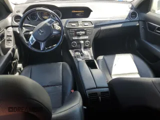 2012 Mercedes-Benz C with VIN WDDGF4KB9CA678589, listed as a Copart auction lot 56344084 with 46,850 mi miles and Salvage title. Bid and sale history available at DreamBid. Image 8.