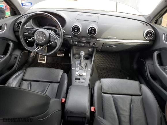 2017 Audi A3 Sedan Premium Plus with VIN WAUJ8GFF0H1018678, listed as a Copart auction lot 48065355 with 0 mi miles and Salvage Title. Bid and sale history available at carsss.com. Image 8.