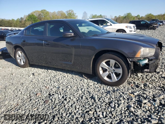 2014 Dodge Charger SXT with VIN 2C3CDXHG7EH238396, listed as a Copart auction lot 52181305 with 129,599 mi miles and Salvage Title. Bid and sale history available at carsss.com. Image 4.