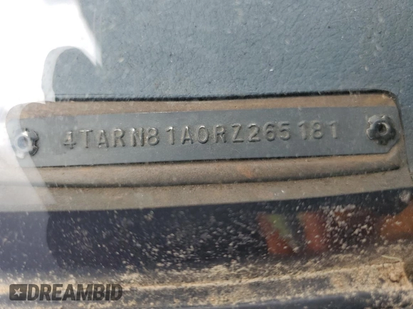 1994 Toyota Pickup z VIN 4TARN81A0RZ265181, wystawiony jako Copart lot #57574195 z przebiegiem 204 684 mil mil oraz Szkoda całkowita • Salvage title. Historia ofert i sprzedaży dostępna na DreamBid. Obrazek 12.