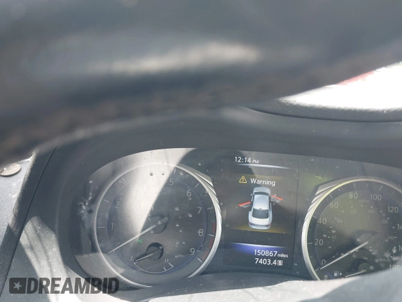 2015 Infiniti Q50 with VIN JN1BV7AP4FM338889, listed as a IAAI auction lot 42285135 with 150,867 mi miles and . Bid and sale history available at DreamBid. Image 7.