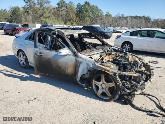 2010 Mercedes-Benz S-Class S 550 with VIN WDDNG7BB7AA330731, listed as a Copart auction lot 88493785 with 0 mi miles and Salvage Title. Bid and sale history available at carsss.com. Image 4.