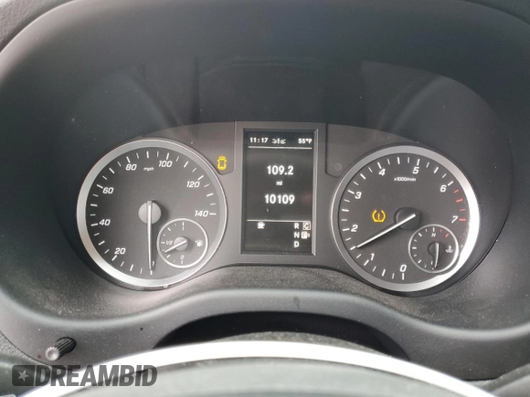2022 Mercedes-Benz Metris with VIN W1WV0FEY5N4158409, listed as a Copart auction lot 45286594 with 10,109 mi miles and Salvage Title. Bid and sale history available at DreamBid. Image 9.