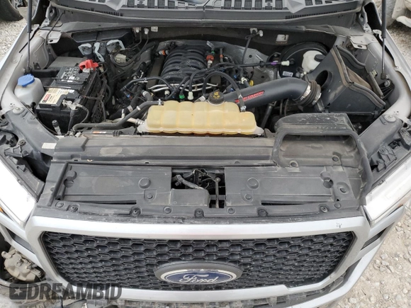 2020 Ford F-150 XL with VIN 1FTEW1C57LKE70956, listed as a Copart auction lot 50637584 with 101,108 mi miles and Salvage Title. Bid and sale history available at carsss.com. Image 12.