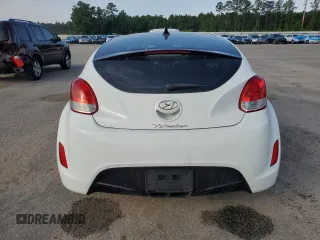 2013 Hyundai Veloster w/Gray Int with VIN KMHTC6ADXDU130886, listed as a Copart auction lot 57478095 with 130,008 mi miles and Salvage title. Bid and sale history available at DreamBid. Image 6.