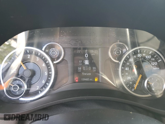 2019 Ram 2500 Tradesman with VIN 3C6UR5CJ2KG574713, listed as a Copart auction lot 55253635 with 159,485 mi miles and Clean Title. Bid and sale history available at carsss.com. Image 9.