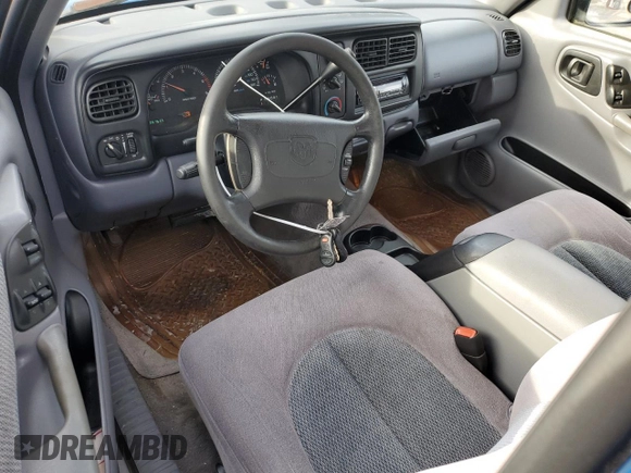 1999 Dodge Dakota SLT with VIN 1B7GL22X7XS121831, listed as a Copart auction lot 43424265 with 201,511 mi miles and Salvage Title. Bid and sale history available at carsss.com. Image 8.
