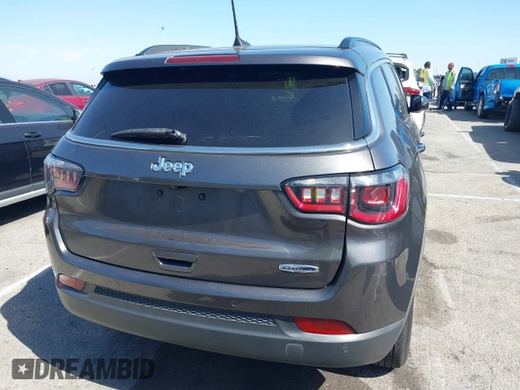 2020 Jeep Compass Latitude with VIN 3C4NJCBB9LT252792, listed as a IAAI auction lot 41714320 with 53,018 mi miles and . Bid and sale history available at DreamBid. Image 16.