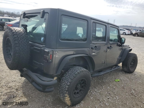 2018 Jeep Wrangler JK Unlimited Sport with VIN 1C4BJWDG7JL823069, listed as a Copart auction lot 41993395 with 79,434 mi miles and Salvage Title. Bid and sale history available at carsss.com. Image 3.