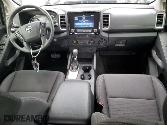 2022 Nissan Frontier SV with VIN 1N6ED1EJ9NN628938, listed as a Copart auction lot 74335784 with 58,038 mi miles and Salvage Title. Bid and sale history available at carsss.com. Image 8.
