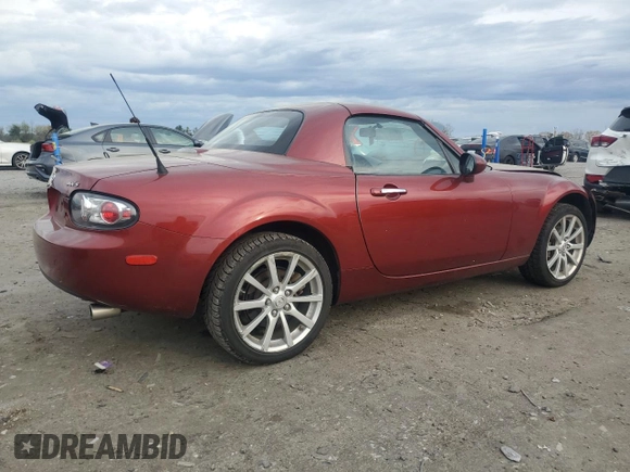 2008 Mazda MX-5 Miata Grand Touring z VIN JM1NC26F780147545, wystawiony jako Copart lot #51526915 z przebiegiem 85 178 mil mil oraz Szkoda całkowita • Salvage title. Historia ofert i sprzedaży dostępna na DreamBid. Obrazek 3.