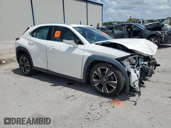 2020 Lexus UX 200 with VIN JTHP3JBH9L2029521, listed as a Copart auction lot 51378295 with 83,472 mi miles and Salvage title. Bid and sale history available at DreamBid. Image 4.