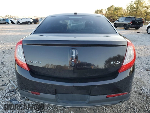 2014 Lincoln MKS with VIN 1LNHL9DK7EG601894, listed as a Copart auction lot 46377445 with 147,745 mi miles and Salvage Title. Bid and sale history available at DreamBid. Image 6.