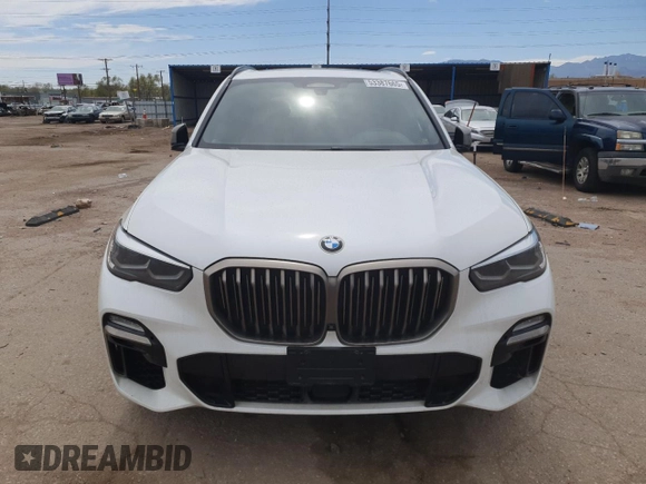 2021 BMW X5 M50i with VIN 5UXJU4C05M9E44232, listed as a Copart auction lot 53387665 with 49,978 mi miles and Salvage Title. Bid and sale history available at DreamBid. Image 5.