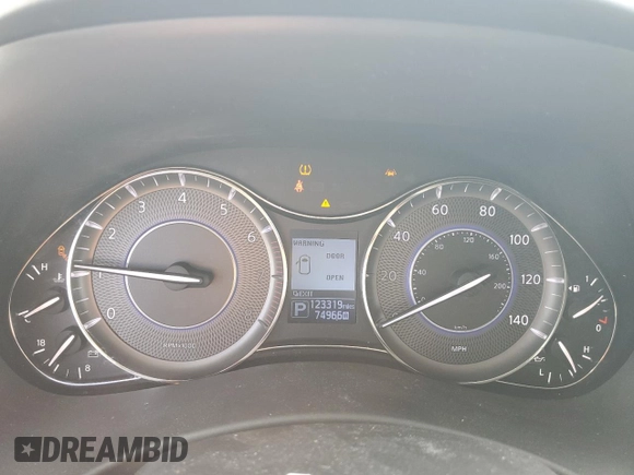 2019 Infiniti QX80 LUXE with VIN JN8AZ2NF6K9687748, listed as a Copart auction lot 45217745 with 123,319 mi miles and Salvage Title. Bid and sale history available at carsss.com. Image 9.