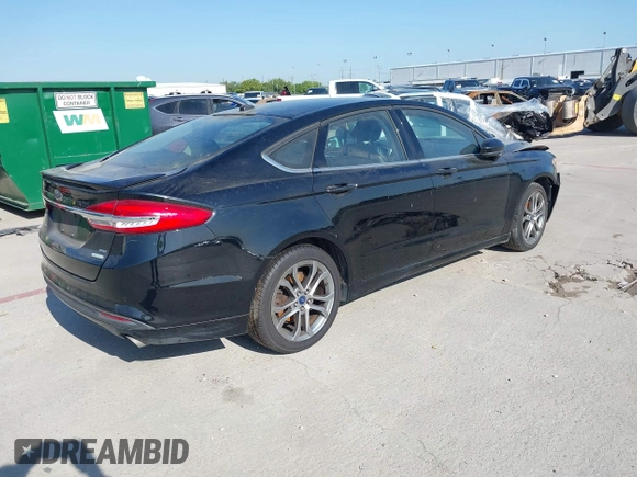2017 Ford Fusion SE with VIN 3FA6P0HD0HR368080, listed as a IAAI auction lot 41428408 with 74,426 mi miles. Bid and sale history available at carsss.com. Image 4.